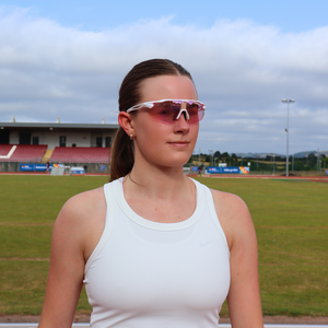 Pink Running Glasses