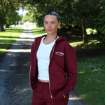 Off Track Wine Zip Up Hoodie