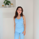 Halter Top - Baby Blue