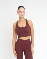 Sports Bra - Burgundy