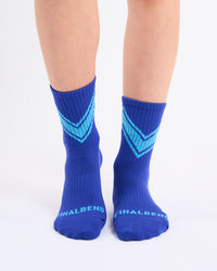 Blue Running Socks