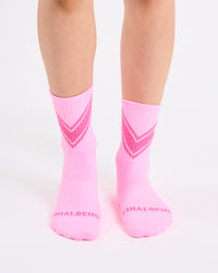 Pink Running Socks