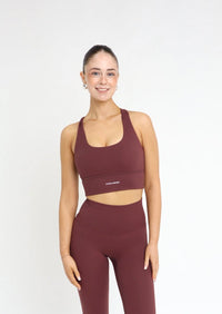 Sports Bra - Burgundy