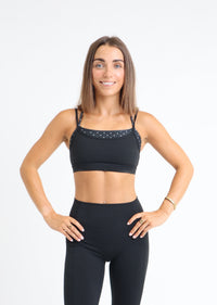 Black Double Layer Sportsbra