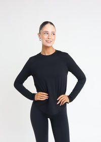 Loose Long Sleeve - Black