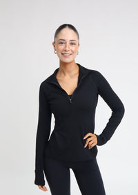 Reset Half-Zip - Black