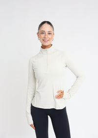 Reset Half-Zip - Cream
