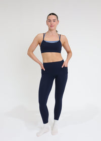 Navy Pocket Leggings