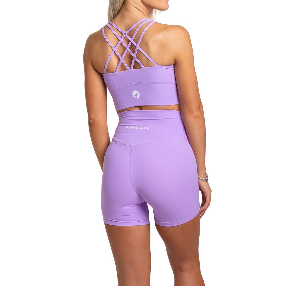 
            
                Load image into Gallery viewer, Champion Cross Waist Shorts - Lilac
            
        